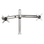 FELLOWES držák pro dva monitory Sit-Stand Lotus/ nosnost 12kg/ nastavitelná výška 40cm/ stříbrný