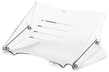 FELLOWES stojan na notebook Clarity/ 350mm x 134mm x 267mm/ čirý