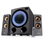 FENDA F&D repro F770X/ 2.1/ 76W/ černé s RGB/ BT5.0/ FM rádio/ USB přehrávání/ optický vstup/ dálkové ovládání