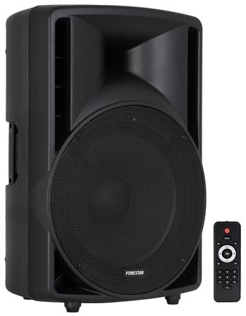 Fonestar Aktivní 2pásmová reprosoustava 150 W RMS, 12" woofer+1,35" driver, BT, USB/SD/MP3, FM, Mic, Aux, 8ohm výstup