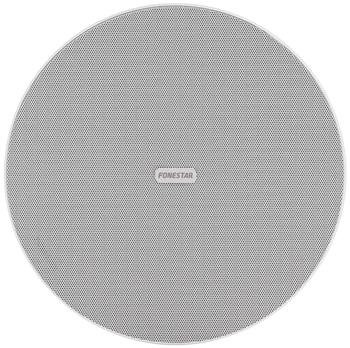 Fonestar SKY-6T Podhledový 100V reproduktor 15W RMS, 6" repro, bezrámečkový, IP44, montážní hloubka 80mm, bílý