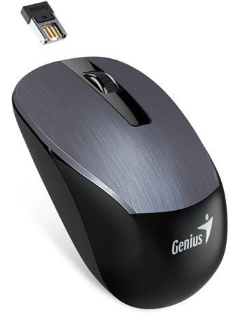 GENIUS NX-7015/Kancelářská/Optická/1 600 DPI/Bezdrátová USB/Šedá