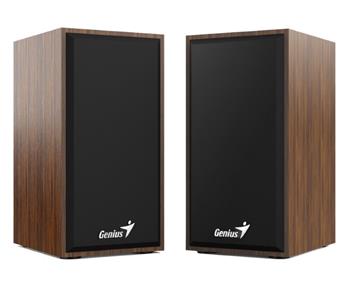 GENIUS repro SP-HF180 Dark Coffee/ 2.0/ 6W/ dřevěné/ barva tmavé dřevo