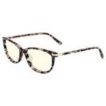 GUNNAR kancelářske/herní brýle  INGRID PINK FLOWER čirá skla  BLF 35 GUNNAR focus