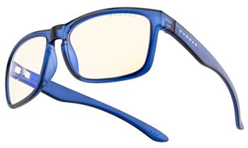 GUNNAR kancelářske/herní brýle INTERCEPT CRYSTAL COBALT * čirá skla * BLF 35 * GUNNAR focus