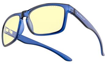 GUNNAR kancelářske/herní brýle INTERCEPT CRYSTAL COBALT * jantárová skla * BLF 65 * GUNNAR focus