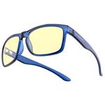 GUNNAR kancelářske/herní brýle INTERCEPT CRYSTAL COBALT * jantárová skla * BLF 65 * GUNNAR focus