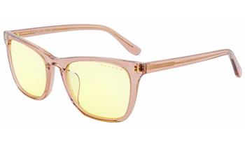 GUNNAR kancelářske/herní dioptrické brýle TINDRA READER ROSE LATTE * jantarová skla * BLF 65 * dioptrie +2.5
