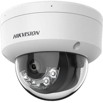 Hikvision 4 MPix IP Dome Smart Hybrid Light kamera; IR/LED 30m, Mikrofon, IP67