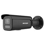 Hikvision 4MPix IP Bullet Hybrid ColorVu AcuSense kamera; LED/IR 60m, WDR 130dB, Audio, Alarm, IK10, černá