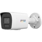 Hikvision 4MPix IP Bullet Hybrid ColorVu kamera; LED/IR 30m, mikrofon, IP67