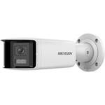 Hikvision 4MPix IP ColorVu AcuSense panoramatická kamera; LED 40m, WDR 130dB, Audio, Alarm, Mikrofon, blikač