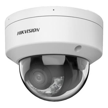 Hikvision 4MPix IP Dome Hybrid ColorVu AcuSense kamera; LED/IR 30m, WDR 130dB,audio, alarm, IP67