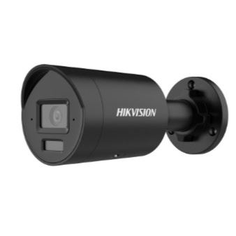 Hikvision 4MPix IP Dome Smart Hybrid Light AcuSense kamera; LED/IR 40m, mikrofon, IP67, černá