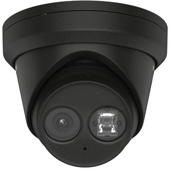 Hikvision 4MPix IP Turret kamera; IR 30m, mikrofon, IP67, černá