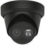 Hikvision 4MPix IP Turret kamera; IR 30m, mikrofon, IP67, černá