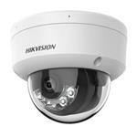 Hikvision 8MPix IP Dome Smart Hybrid Light AcuSense kamera; LED/IR 30m, audio, alarm, IP67, IK10