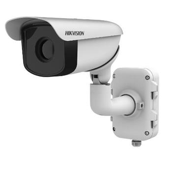 Hikvision IP antikorozní termo kamera s 100mm obj., 640x512, PoE, AUDIO, ALARM,IP 67, TVS 6000V, detekce ohně