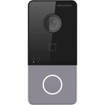 HIkvision IP dveřní interkom, 1-tlac., plast, čtečka karet, 2MPx kamera, WiFi