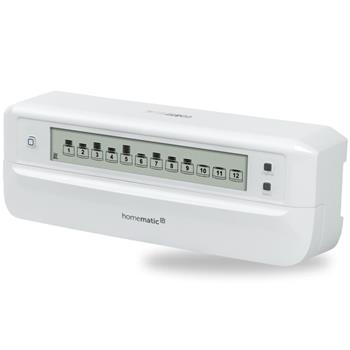 Homematic IP Akční člen podlahového vytápění s LCD - 12 kanálů, 24V/230V - HmIP-FALMOT-C12