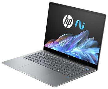 HP Omnibook X 14-fe1012nc/ SD-X1P-42-100/ 16GB DDR5/ 512GB SSD/ Qualcomm Adreno GPU/ 14"2,2K IPS/ W11H/ stříbrný