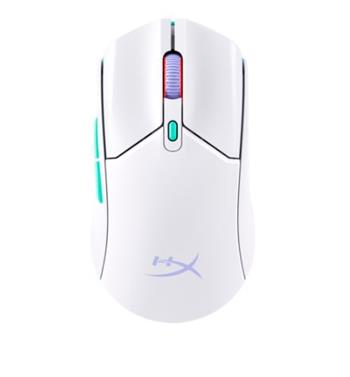 HyperX Pulsefire Haste 2 Core/Herní/Optická/12 000 DPI/USB+BT/Bílá