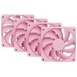 HYTE ventilátor 120mm PWM / barva Strawberry Milk / 1500rpm / 72CFM / ABS / 4-pin / sada 4x ventilátor