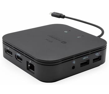 i-tec Thunderbolt 3 Travel Dock Dual 4K Display with Power Delivery 60W + i-tec Universal Charger 77