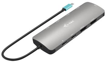 i-tec USB-C Metal Nano 2x HDMI Docking Station, PD 100W