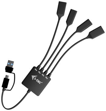 i-tec USB-C/USB-A Cable HUB 4 port (2x USB-C, 2x USB-A)