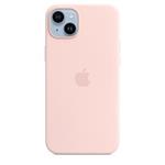 iPhone 14+ Silicone Case with MS - Chalk Pink / SK