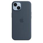 iPhone 14 Silicone Case with MS - Storm Blue / SK