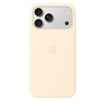 iPhone 17 Pro Max Silicone Case with MS – Vanilla
