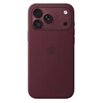 iPhone 18 Pro Max Silicone Case with MS - Burgundy