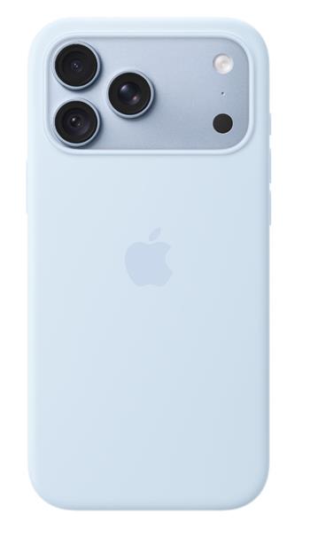 iPhone 18 Pro Max Silicone Case with MS - Cr.Blue