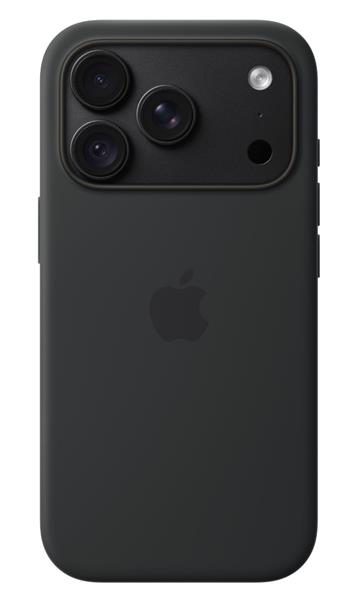 iPhone 18 Pro Silicone Case with MS - Black