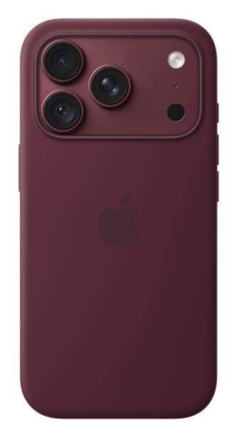 iPhone 18 Pro Silicone Case with MS - Burgundy