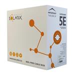 Kabel Solarix FTP Cat5e drát 305m PE venkovní