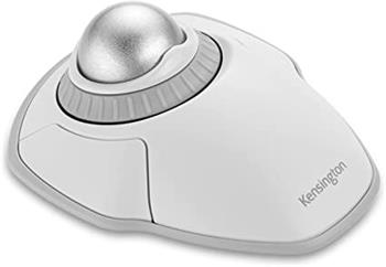 Kensington Orbit bezdrátový trackball s rolovacím kroužkem - bílá