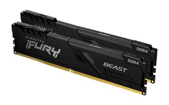 KINGSTON 16GB 3200MT/s DDR4 CL16 DIMM (Kit of 2) FURY Beast Black