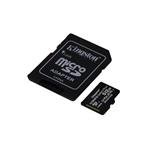 KINGSTON 512GB microSDHC CANVAS Plus Memory Card 100MB/85MBs- UHS-I class 10 Gen 3