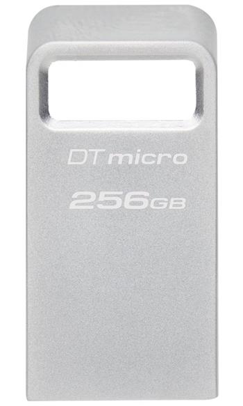 Kingston DataTraveler Micro/256GB/USB 3.2/USB-A/Stříbrná