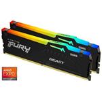 Kingston FURY Beast EXPO/DDR5/16GB/5200MHz/CL36/2x8GB/RGB/Black