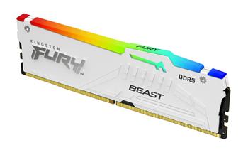 Kingston FURY Beast EXPO/DDR5/16GB/5600MHz/CL36/1x16GB/RGB/White