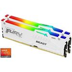 Kingston FURY Beast EXPO/DDR5/64GB/6400MHz/CL32/2x32GB/RGB/White