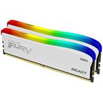 KINGSTON FURY Beast RGB 16GB DDR4 3600MHz / CL17 / DIMM / Bílá / Kit 2x 8GB