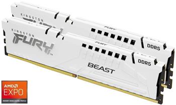 KINGSTON FURY Beast White EXPO 32GB DDR5 6000MT/s / CL36 / DIMM / Kit 2x 16GB