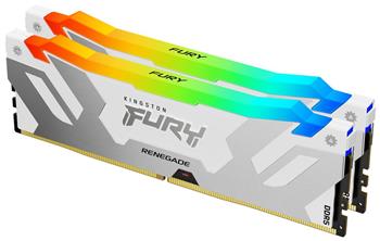 Kingston FURY Renegade/DDR5/32GB/6400MHz/CL32/2x16GB/RGB/White