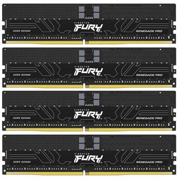 Kingston FURY Renegade Pro/DDR5/128GB/6000MHz/CL32/4x32GB/Black