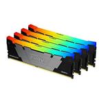 KINGSTON FURY Renegade RGB 128GB DDR4 3200MT/s / CL16 / DIMM / Black / Kit 4x 32GB
